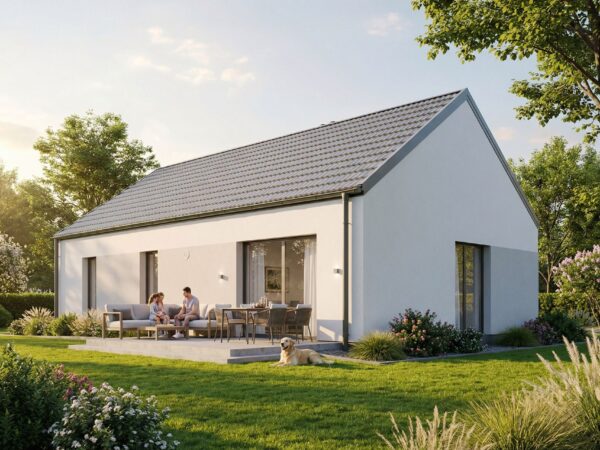 Dom prefabrykowany FastHome 85 - gotowy dom - pow. 85,28m2 - zdjęcie 2